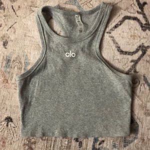 ASPIRE TANK - DOVE GREY HEATHER Alo Yoga